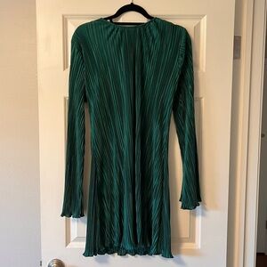 12th Tribe Plisse mini dress